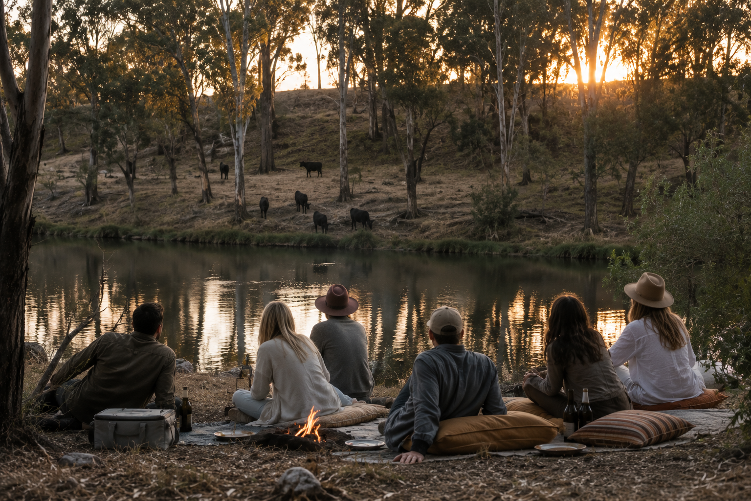 Evening at the river