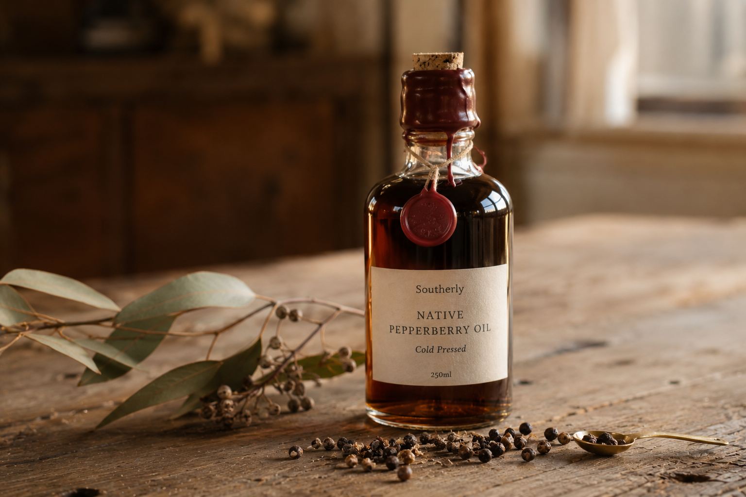 Native pepperberry oil