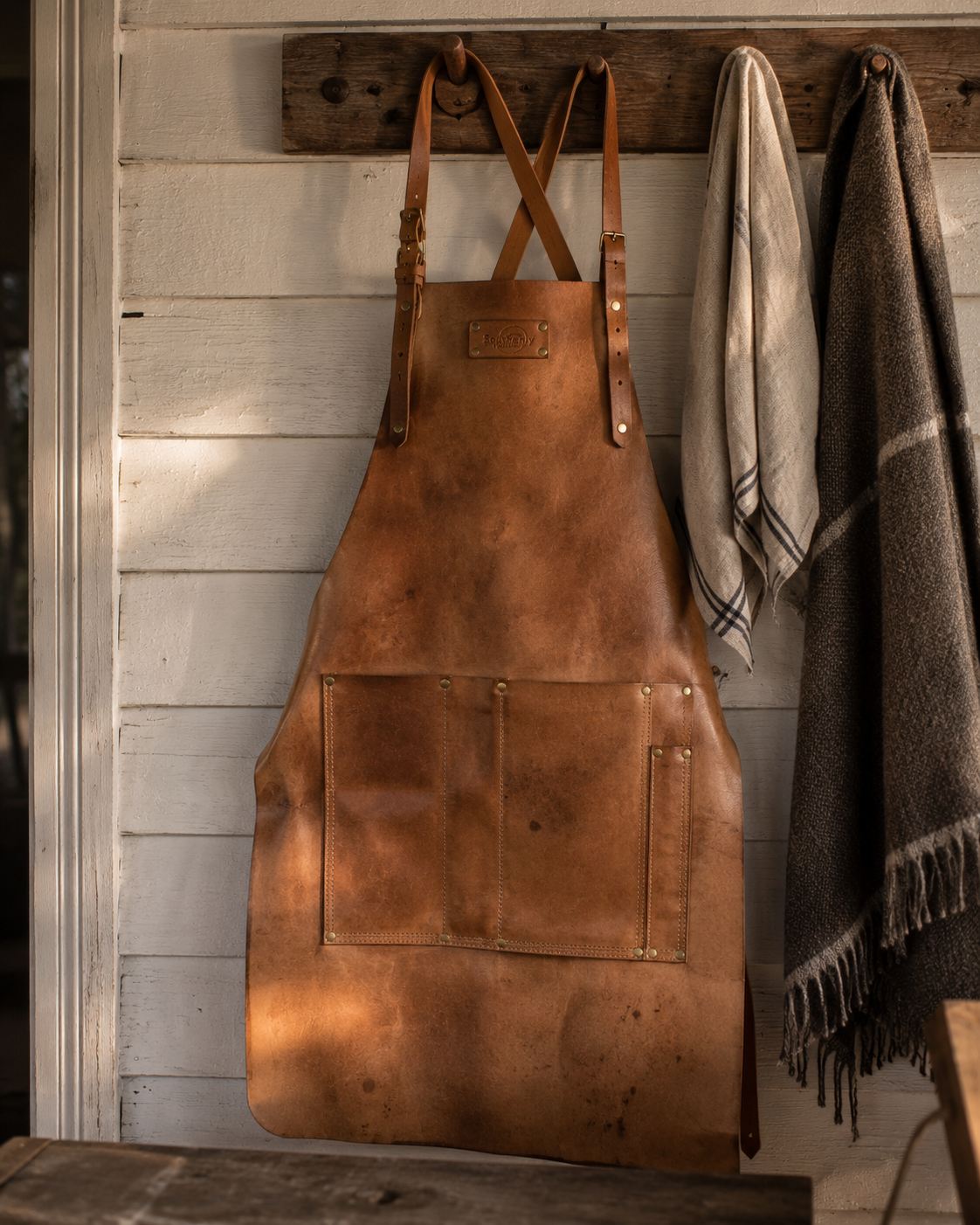 Leather apron
