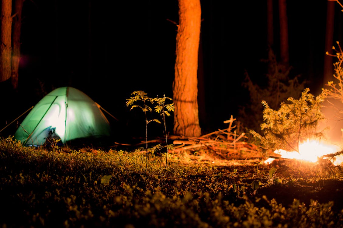 Solo campsite